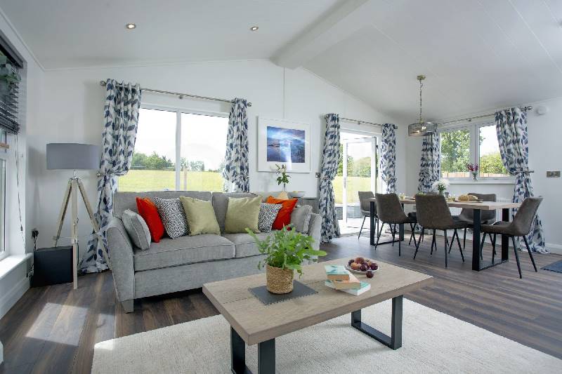 Click here for more about Snowdrop Lodge, 9 Roadford Lake Lodges
